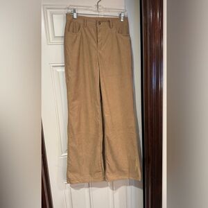 Women’s Light Tan Corduroy Pants Trousers Size Small